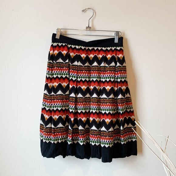 Anthropologie Fei Denpasar Pleated Skirt sz 0 - Picture 1 of 6